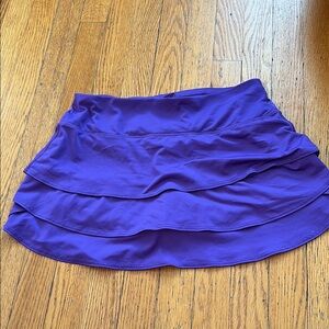 Athleta Purple Bubble Mini Skirt